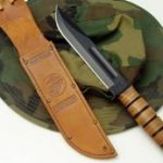 Ka-bar USMC 1217 couteau de survie lame etuie et chapeau