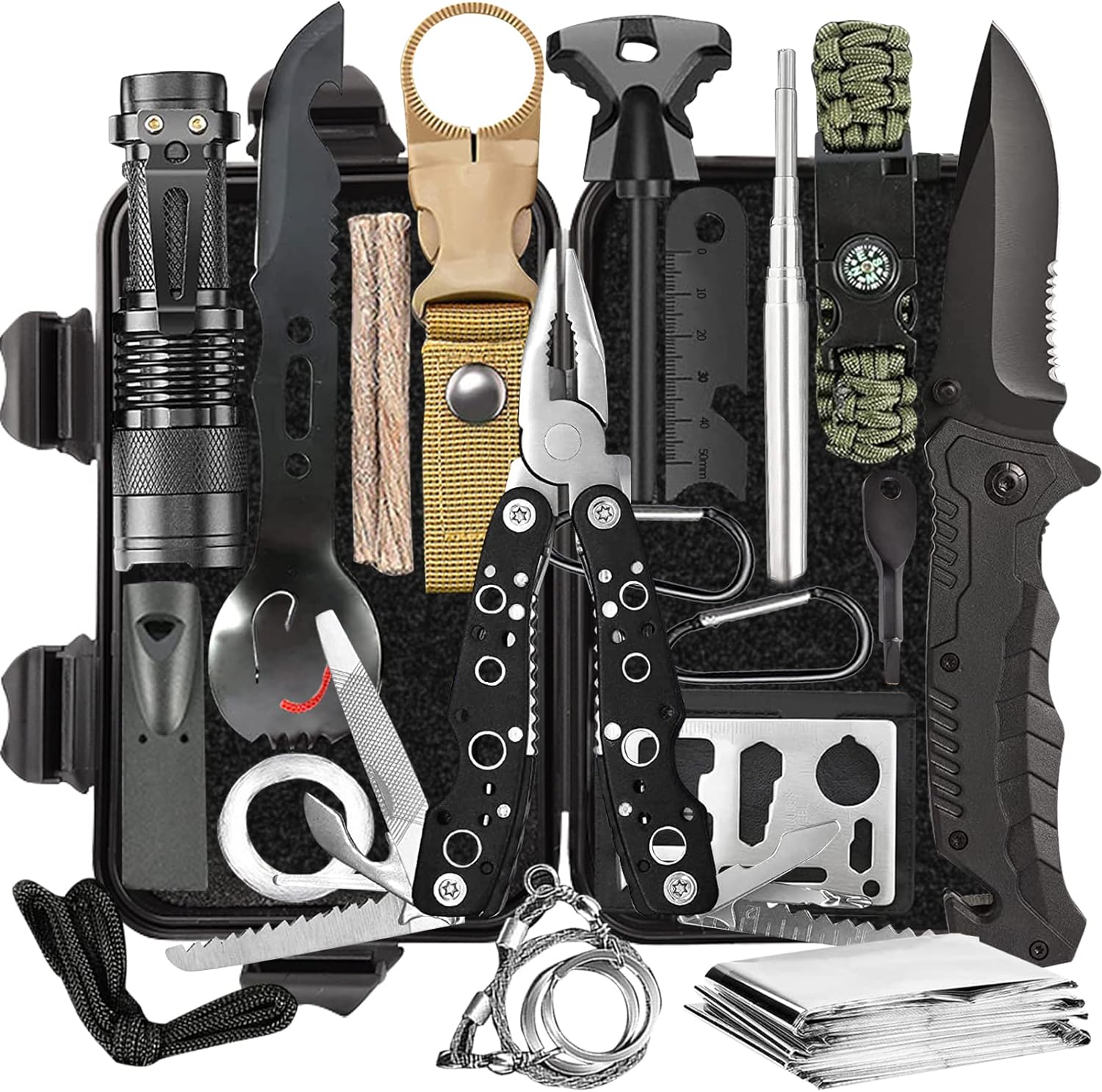 Graxury 14 en 1 trousse de survie