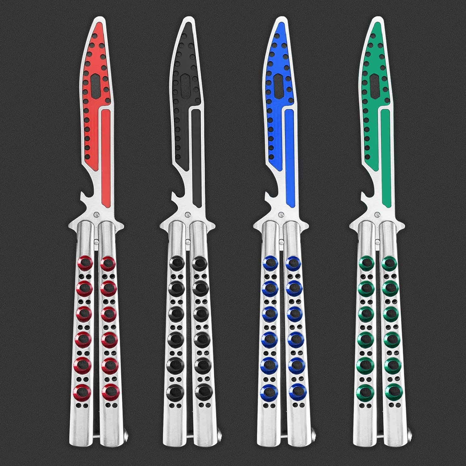 Marcolo couteau papillon d'entraînement Balisong