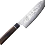 Couteaux japonais Suncraft Senzo couteau santoku de cuisine damas