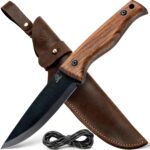 Couteau Bushcraft BSH3 Nightfall de BeaverCraft en Acier