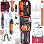 Kit de Survie Complet Baytiz Woncrow avec Trousse de Secours et Paille Filtrante