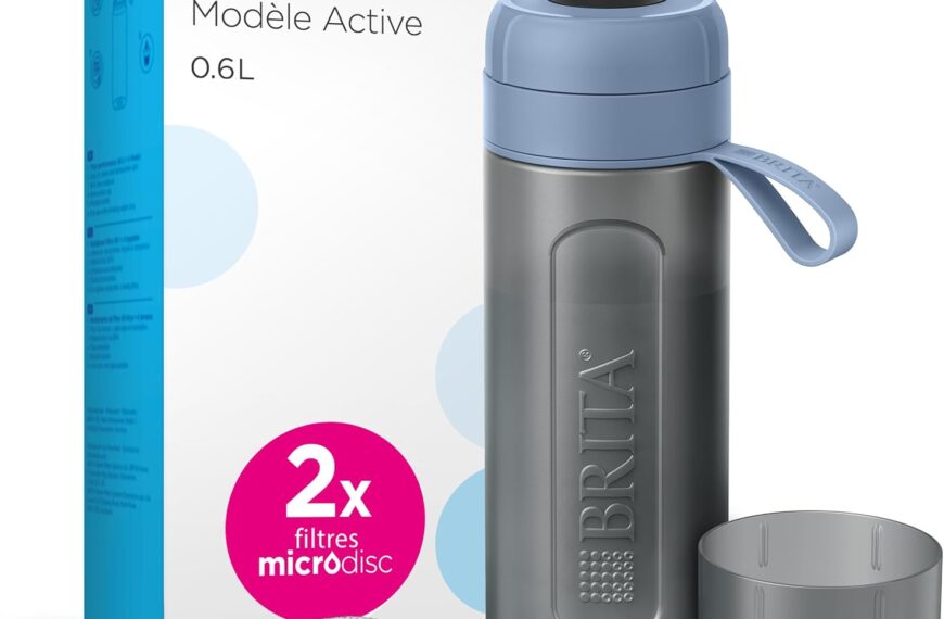 BRITA Gourde filtrante avec 1 filtre microdisc inclus - Filtre Active