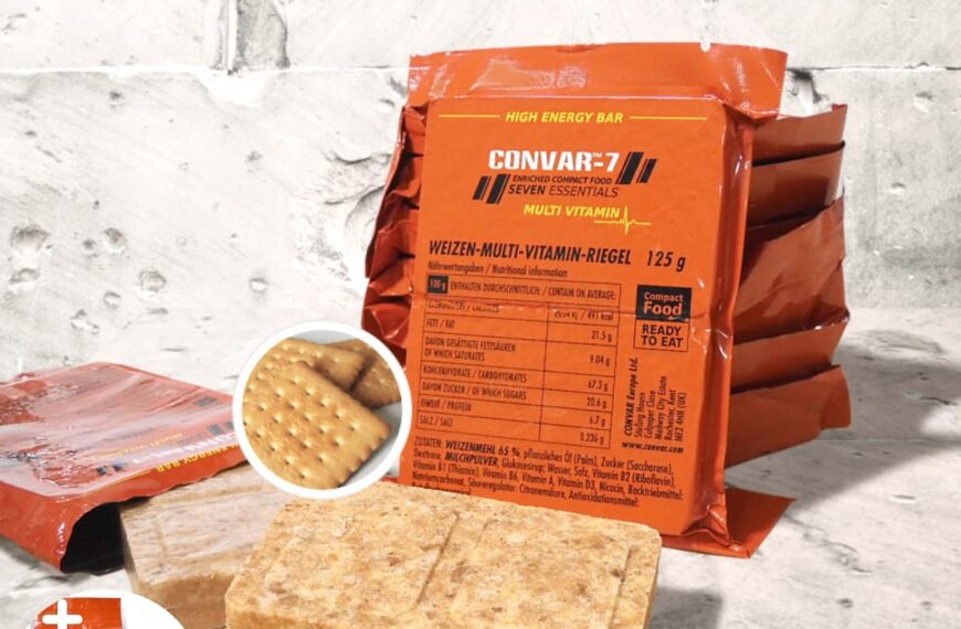 Ration de Survie Convar-7 : Barres énergétiques multi-vitamines