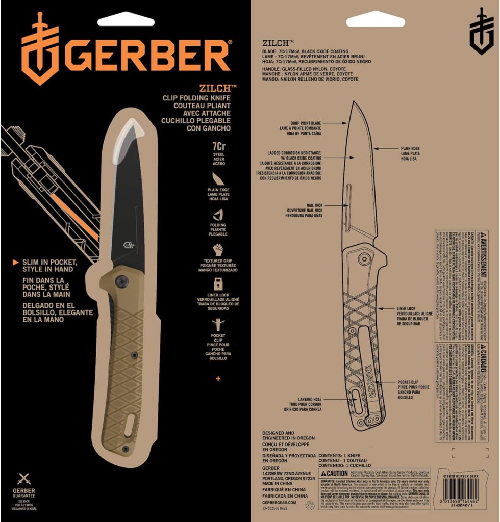 Couteau Gerber Zilch