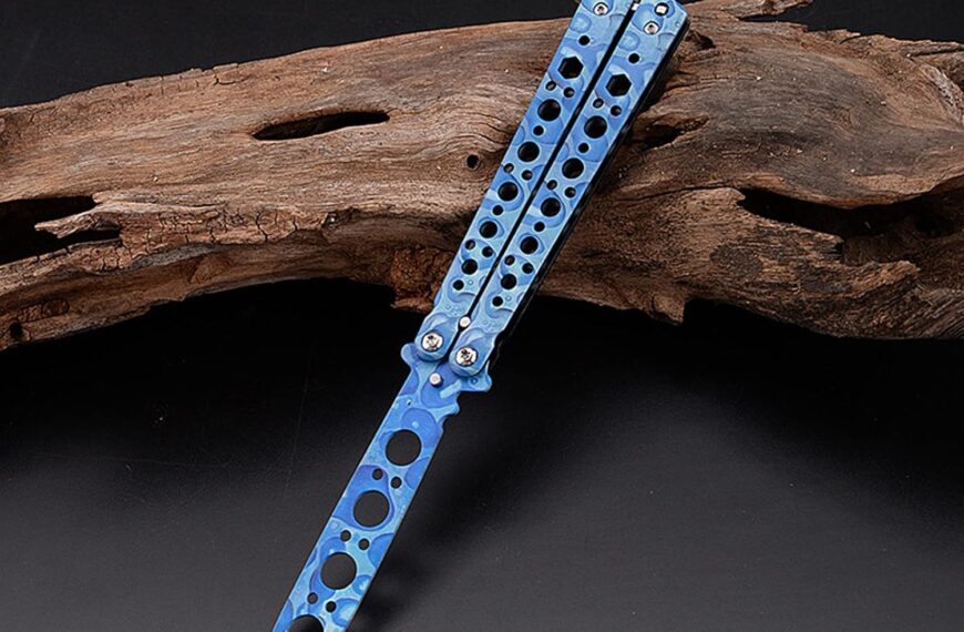 Lonnalee Couteau Papillon d’entraînement - Couleur Navy