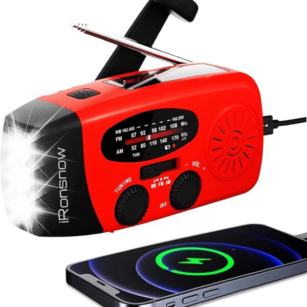 Radio d'urgence Solaire Ironsnow
