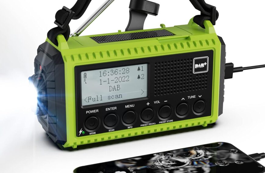 Rocam Dab/Dab+/FM Radio d'urgence Portable