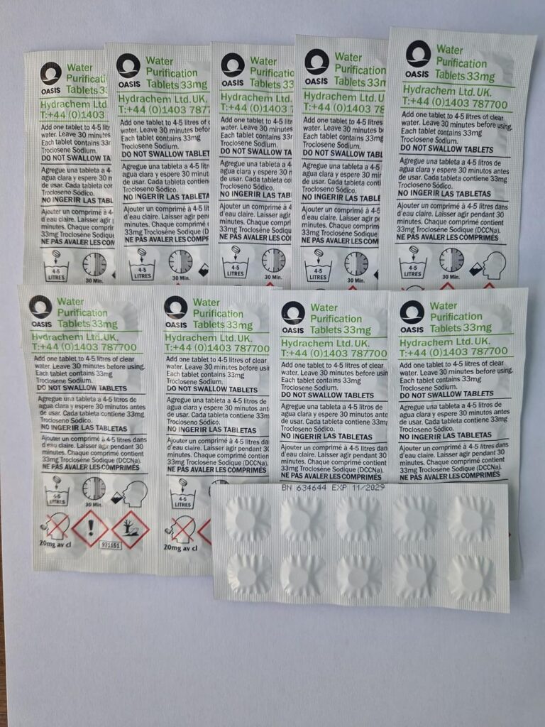 Oasis 100 Pastilles Purifiantes d'Eau