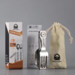 ROXON C1 3 en 1 couteau et cuillère détachables militaire pour survie