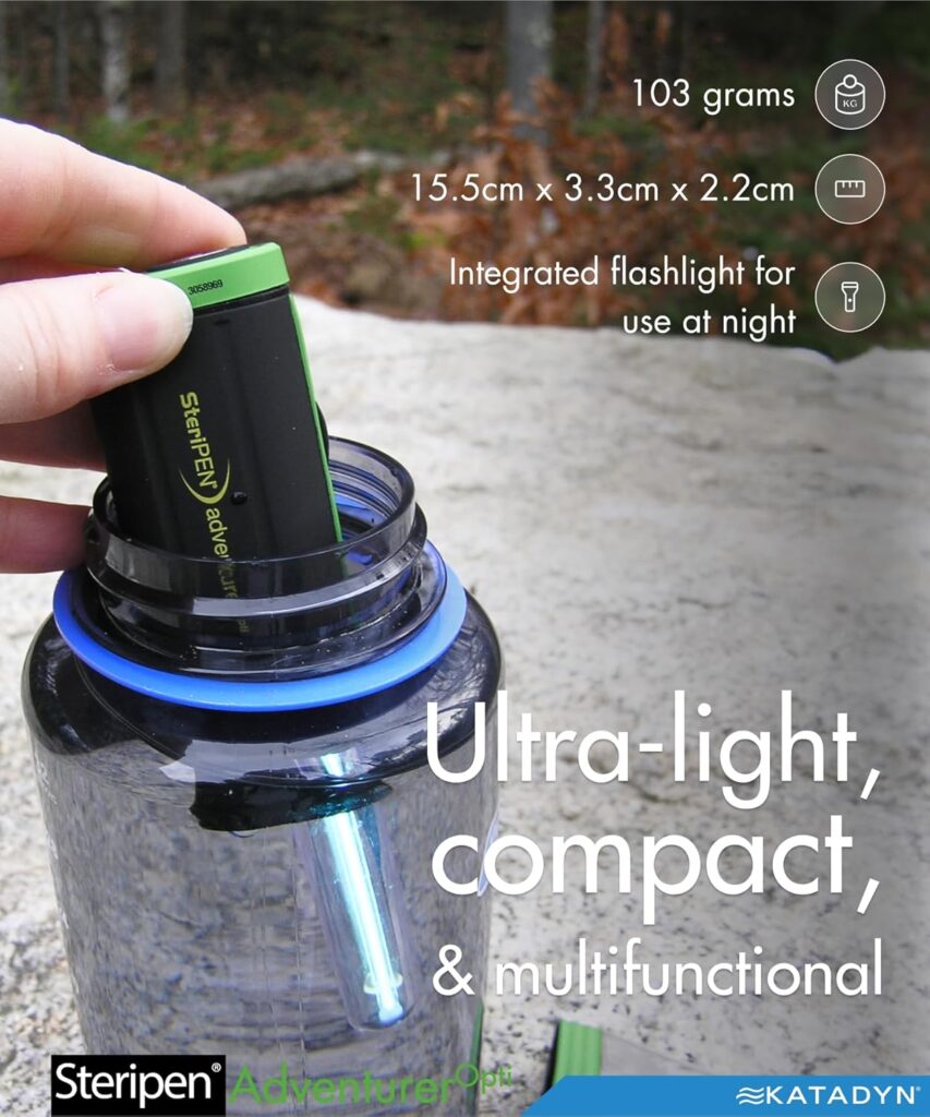 SteriPEN Adventurer Opti Purificateur d'eau UV portable