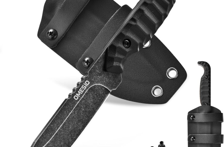 Couteau de Survie Omesio M-FT01 Outdoor: Précision & Polyvalence