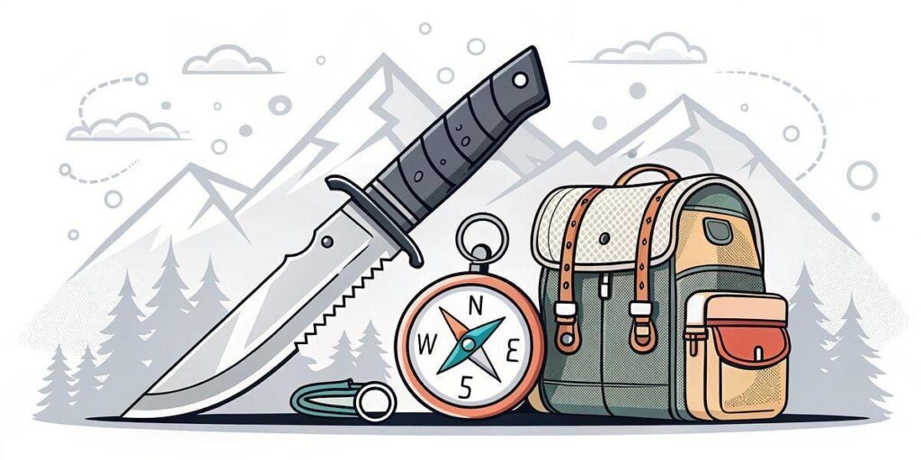 Couteau de Survie Omesio M-FT01 Outdoor graphic