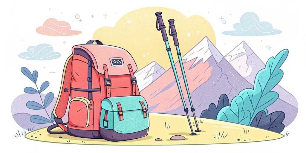 Sac a Dos de Randonnee Besttravel de 45L graphic