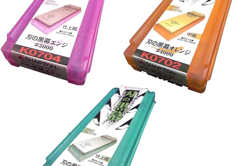 3 Pierres à Aiguiser Shapton Ha No Kuromaku