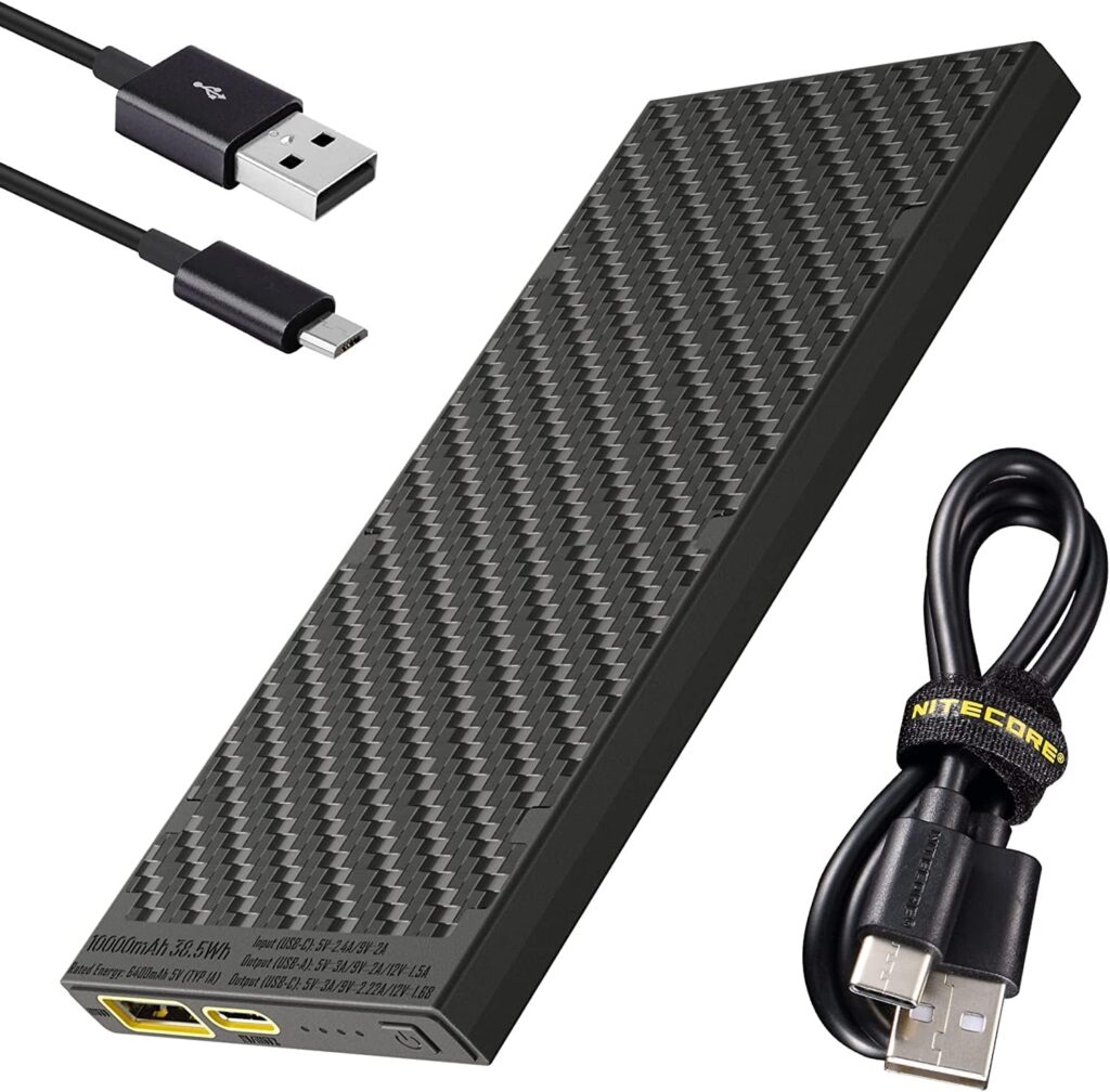 Batterie Externe Nitecore Carbone 10000mAh