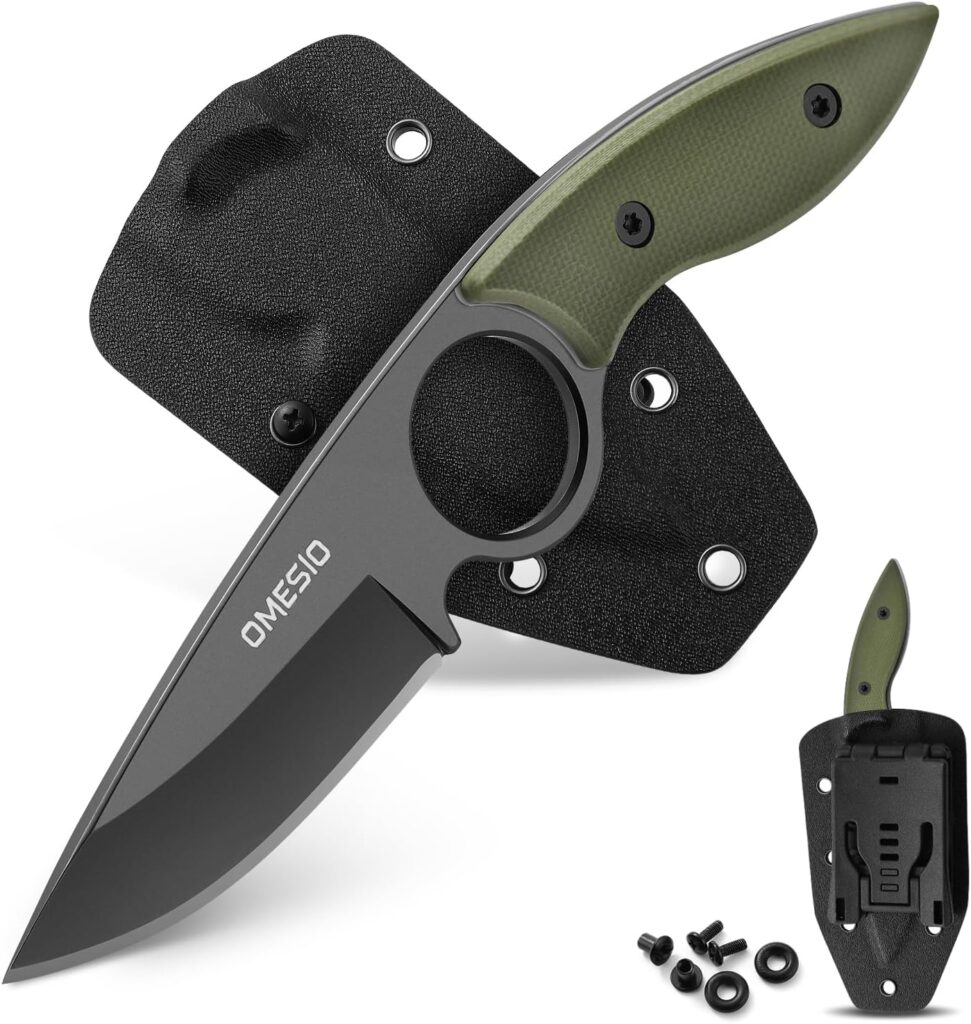 Couteau Omesio EDC Fixe 5CR13MoV