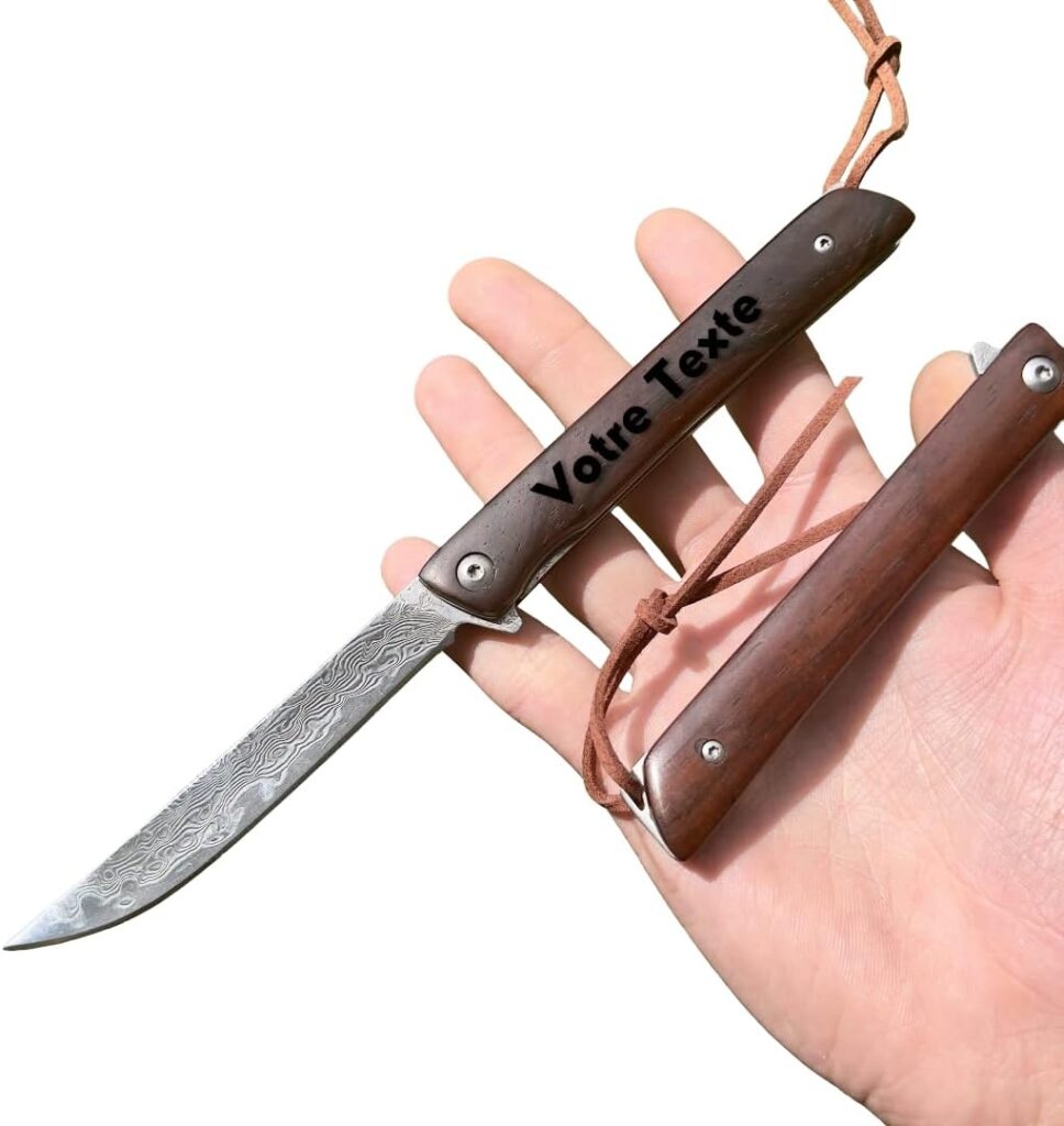 Couteau Pliant Damas Obespina