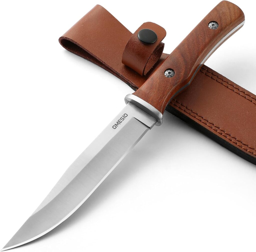 Couteau de Bushcraft KNIFE-LANGYA d'Omesio - Tranchant