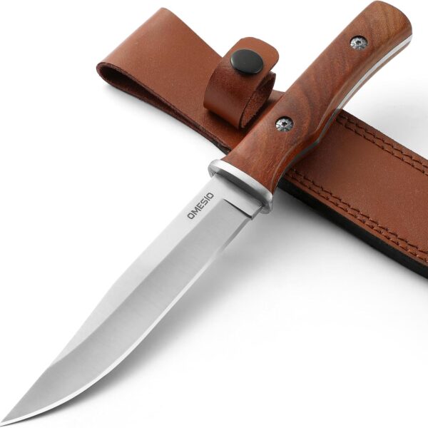 Couteau de Bushcraft KNIFE-LANGYA d'Omesio - Tranchant