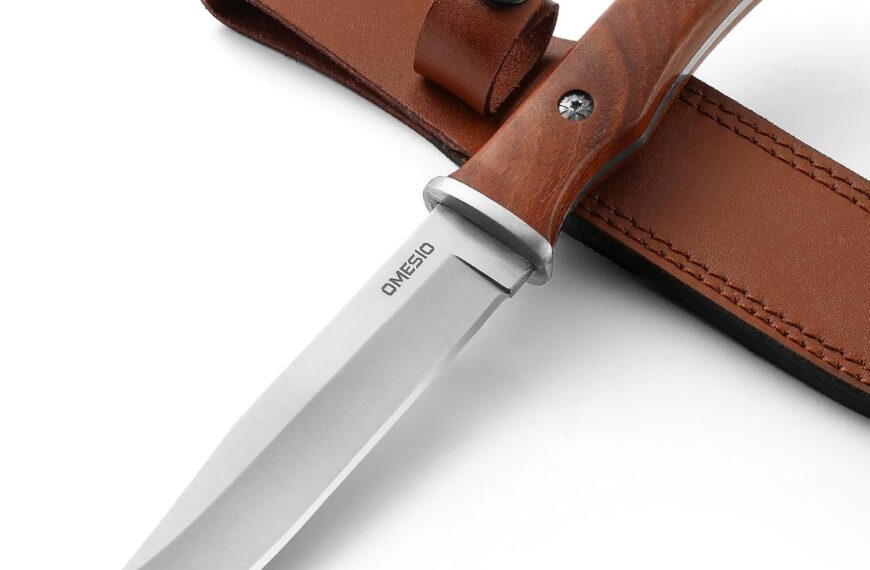 Couteau de Bushcraft KNIFE-LANGYA d'Omesio - Tranchant