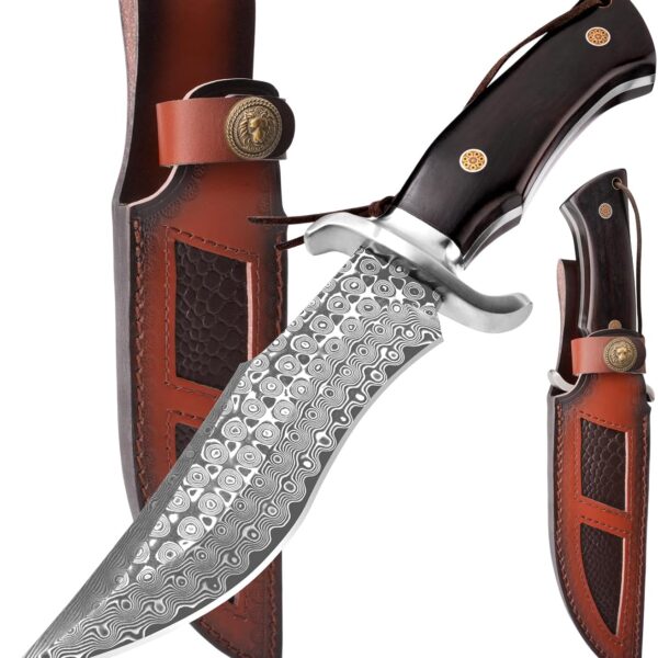 Couteau de Chasse Spitzkante à Lame Fixe P-S-DMSG: Élégance & Performance