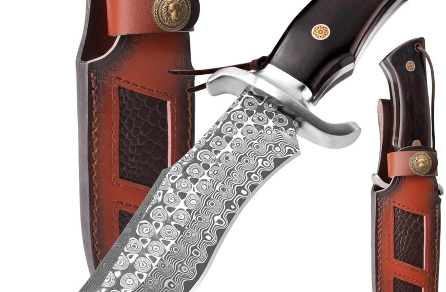 Couteau de Chasse Spitzkante à Lame Fixe P-S-DMSG: Élégance & Performance