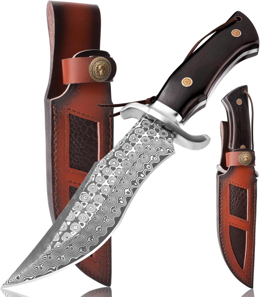 Couteau de Chasse Spitzkante à Lame Fixe P-S-DMSG: Élégance & Performance