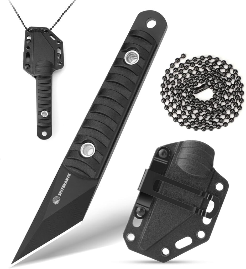 Couteau de Cou SPITZKANTE JIAJIE-D : Lame Précise et Compacte