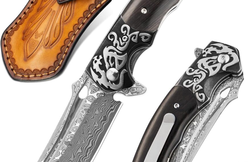 Couteau de Poche LOTHAR RHAEGAL Damas - Élégance et Performance