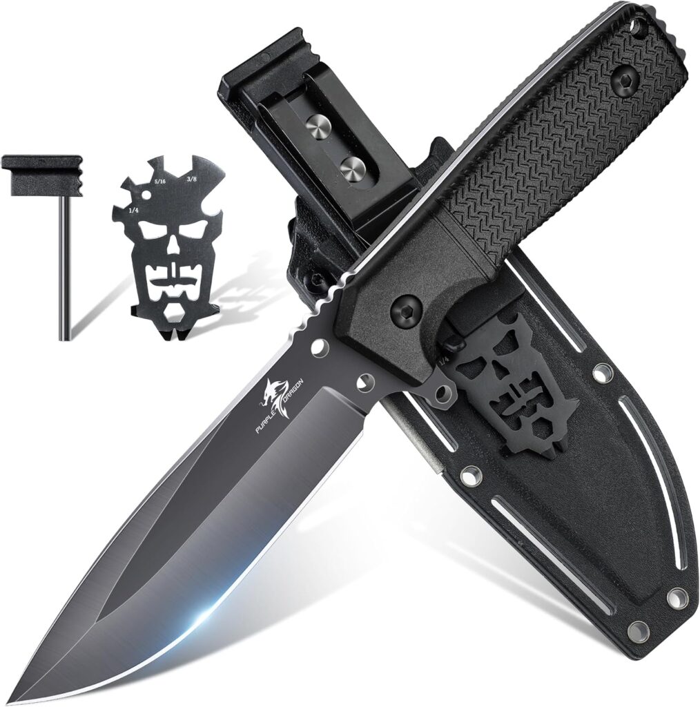 Couteau de Survie Purple Dragon HW10-GN