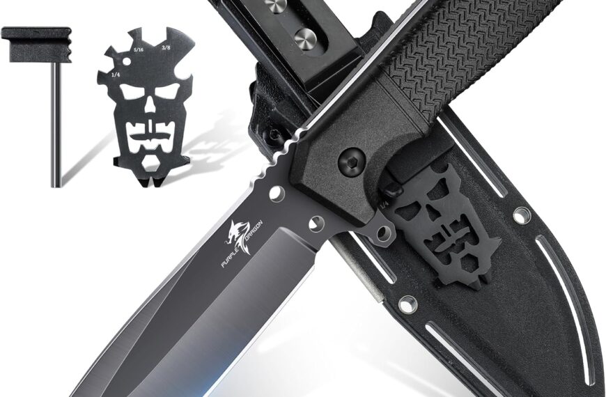 Couteau de Survie Purple Dragon HW10-GN