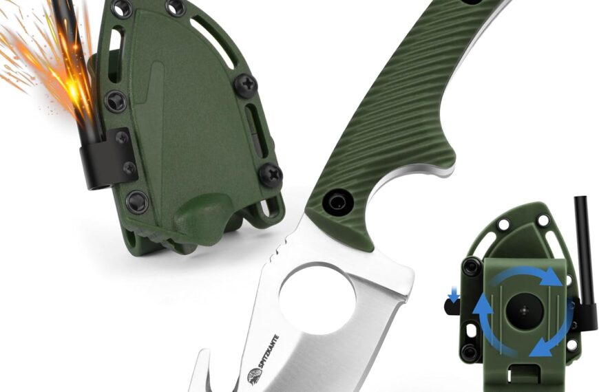 Couteau de cou Spitzkante Acier 5Cr14MoV