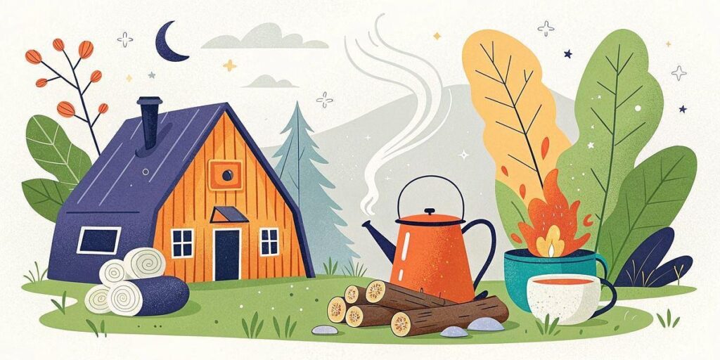 Log Barn Allume-feu 100% Naturel graphic