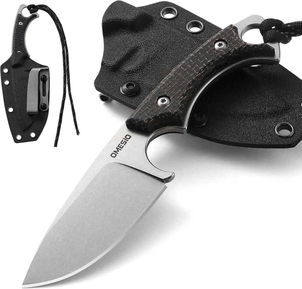 Omesio Outdoor Petit Couteau de Survie