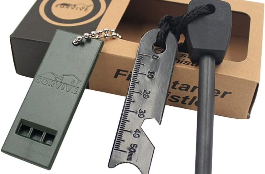 Pierre à Feu Allume Feu en Silex Magnésium Abauoat - Allumage Fiable