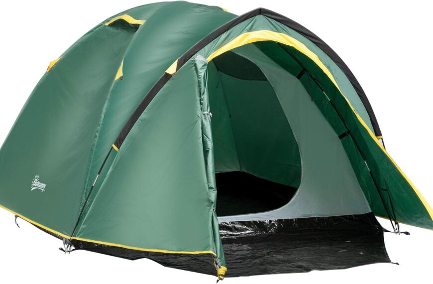 Tente de Camping Outsunny 2-3 Personnes