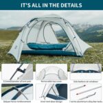 Tente de randonnée légère Naturehike 1 personne - Imperméable et robuste