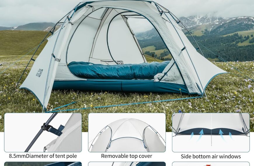 Tente de randonnée légère Naturehike 1 personne - Imperméable et robuste