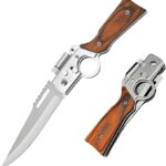 Couteau de poche damas VPOUERY – Idéal pour Aventure