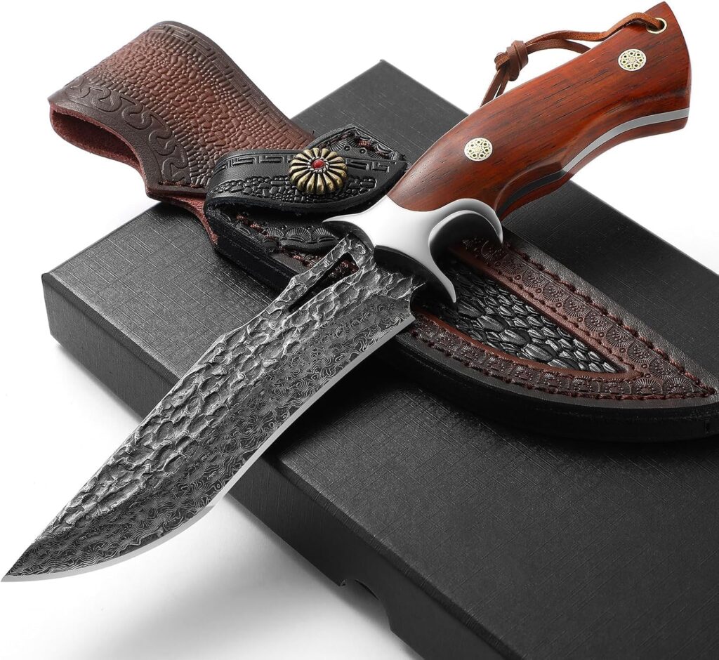Couteau Drachenader Damassé