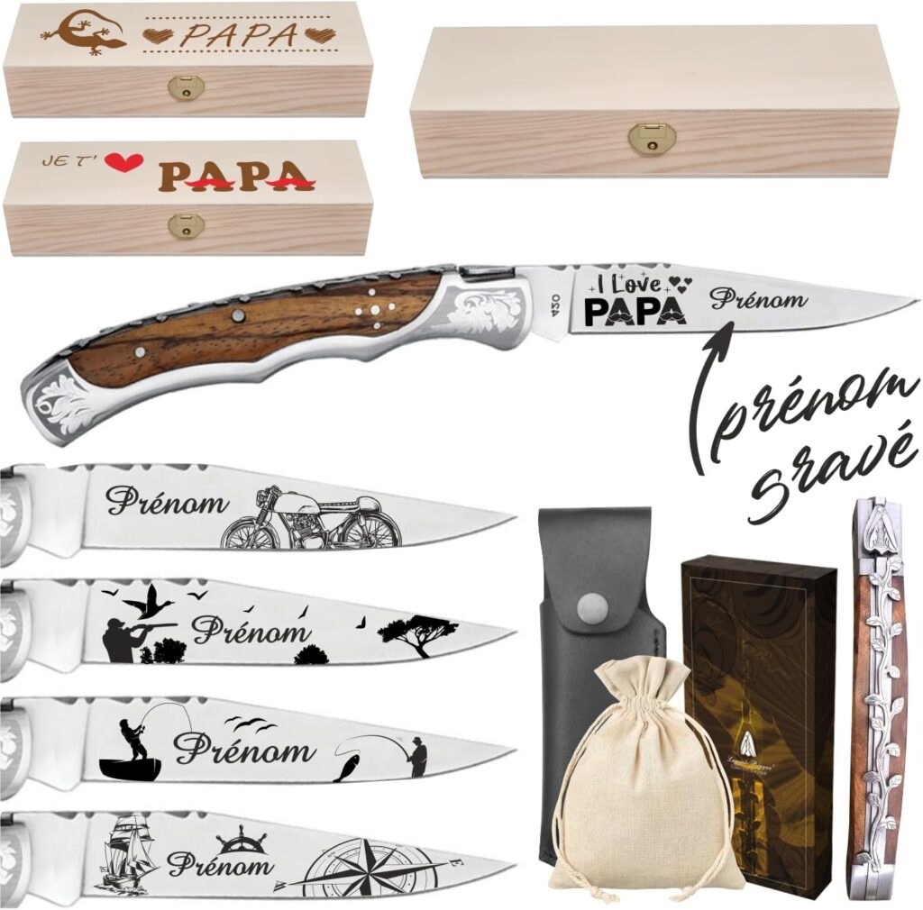 Couteau de Poche Laguiole Bougna Personnalisé