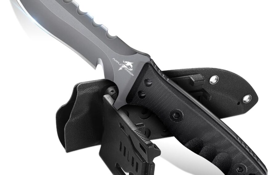 Couteau de Survie Bushcraft Purple Dragon