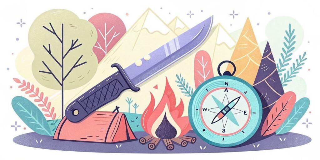 Couteau de survie TONIFE Explorer graphic