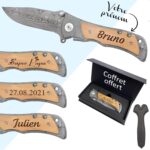 Couteau de survie personnalisé KDO Magic - Cadeau unique