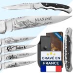 Couteau homme personnalisé Marque Laguiole