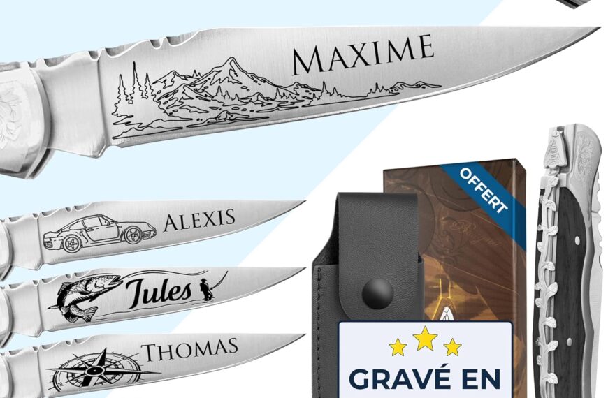 Couteau homme personnalisé Marque Laguiole
