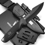 ODENWOLF W3 Couteau de survie avec allume-feu - Performance & Élégance