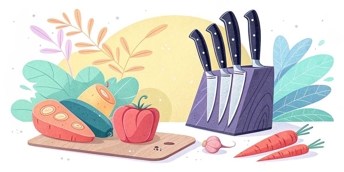 Sunnecko Set de Couteaux 5 Pièces graphic Sunnecko Set de Couteaux 5 Pièces graphic