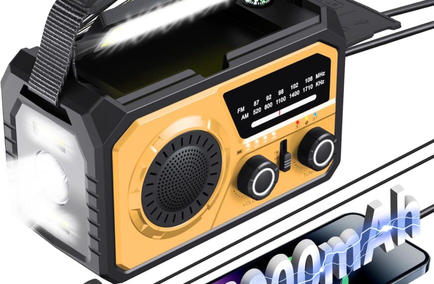 BIAOQINBO Radio Solaire d'Urgence